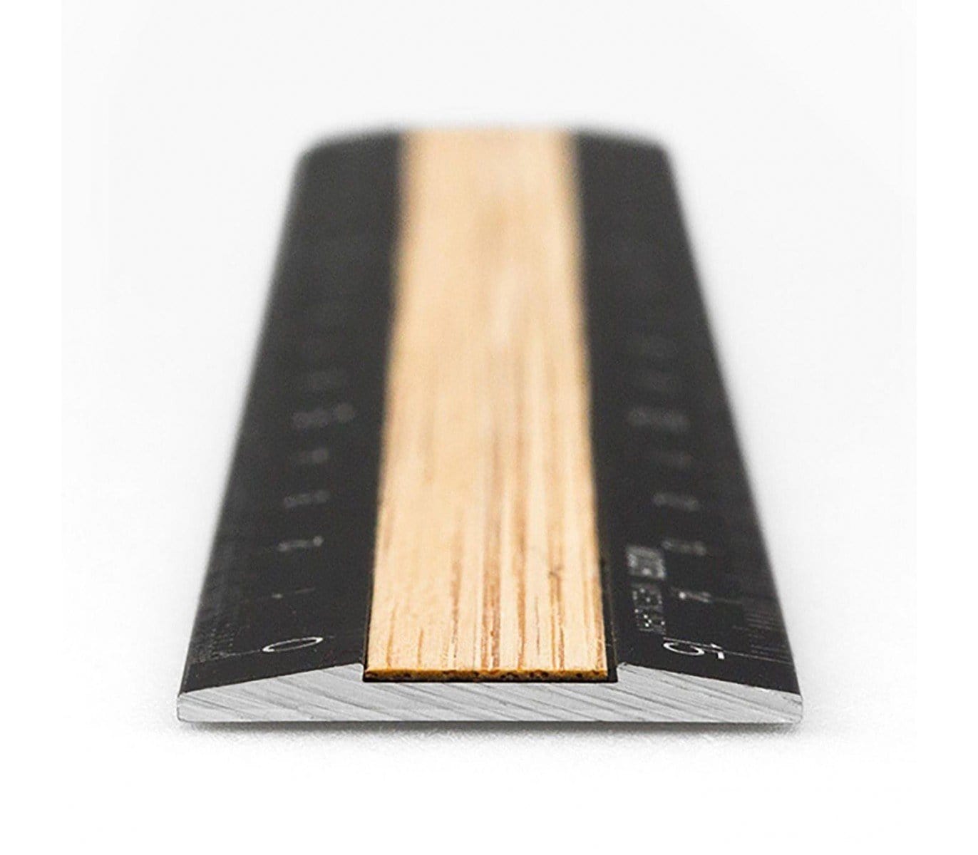 Midori Accessori Aluminium & Wood Ruler 15 cm