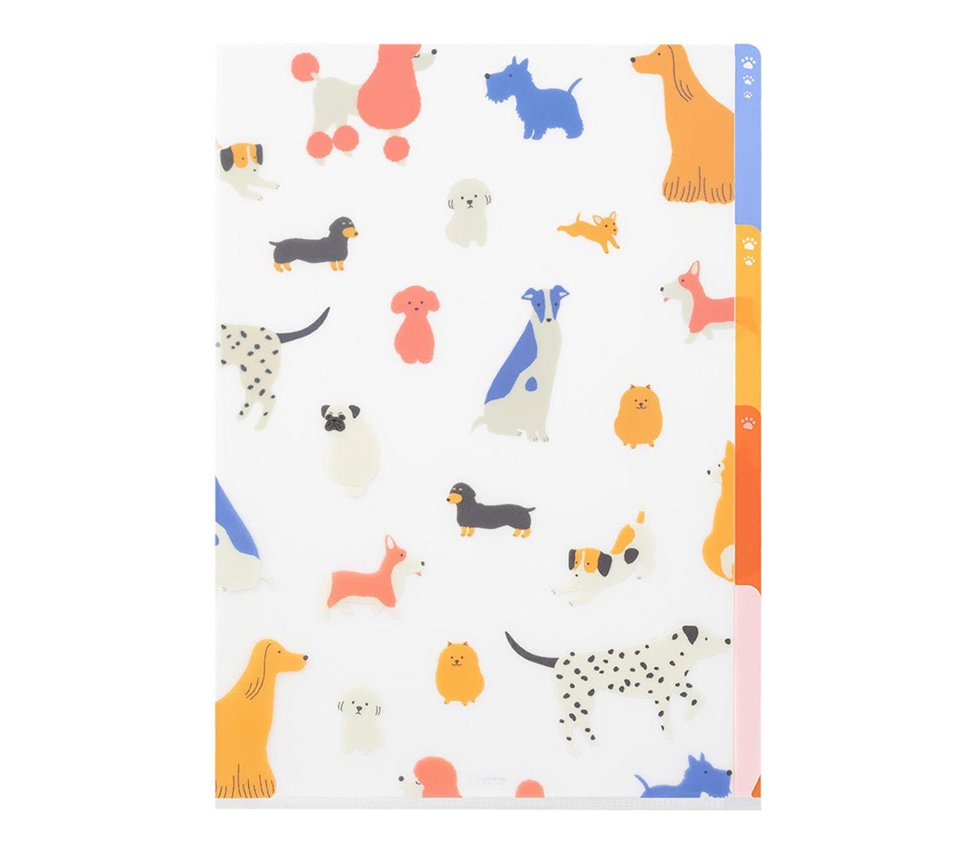 Midori Accessori Cartellina con 3 tasche Dogs