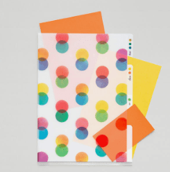 Midori Accessori Cartellina con tasche Dot A5