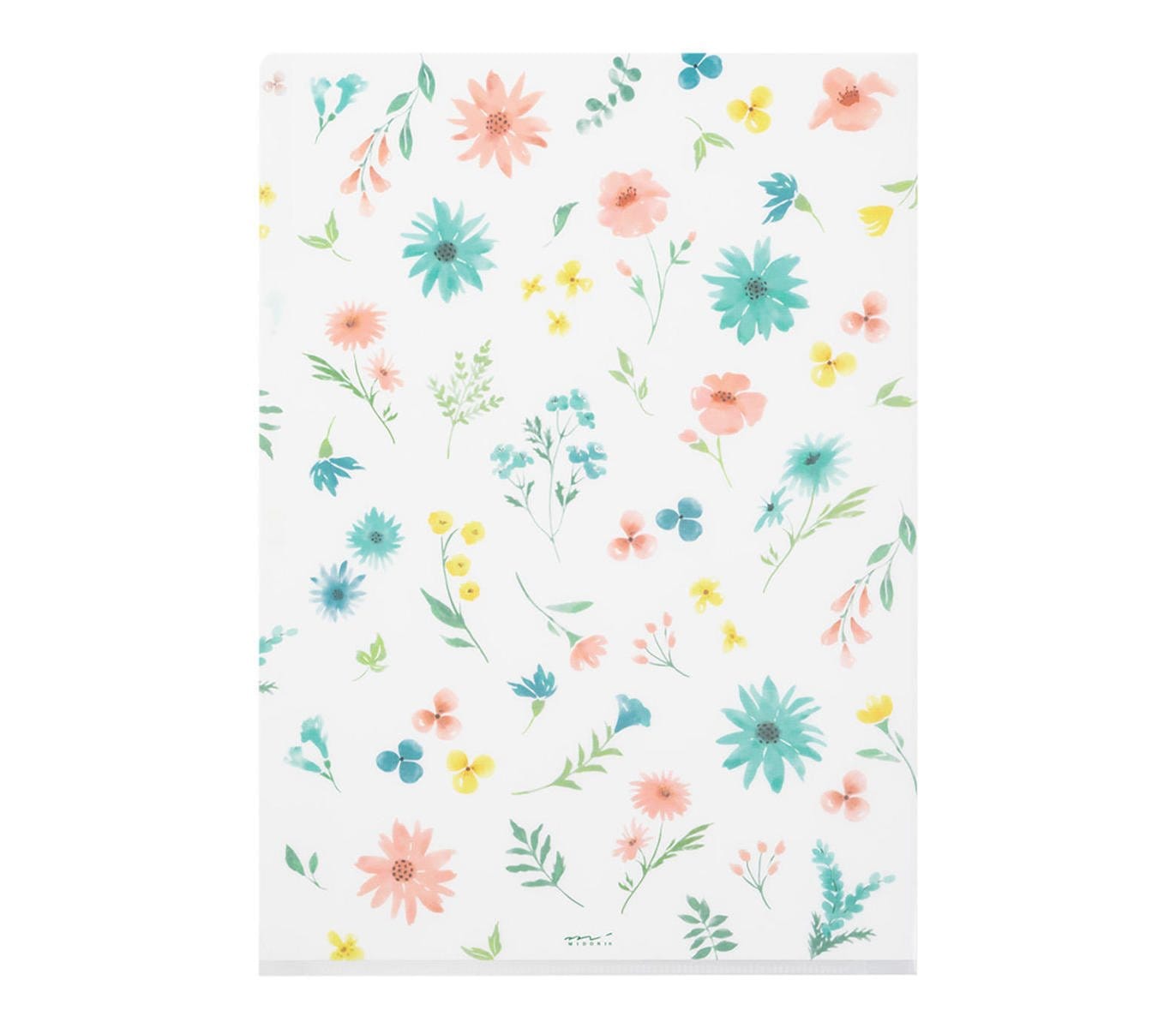 Midori Accessori Cartellina con tasche Flower