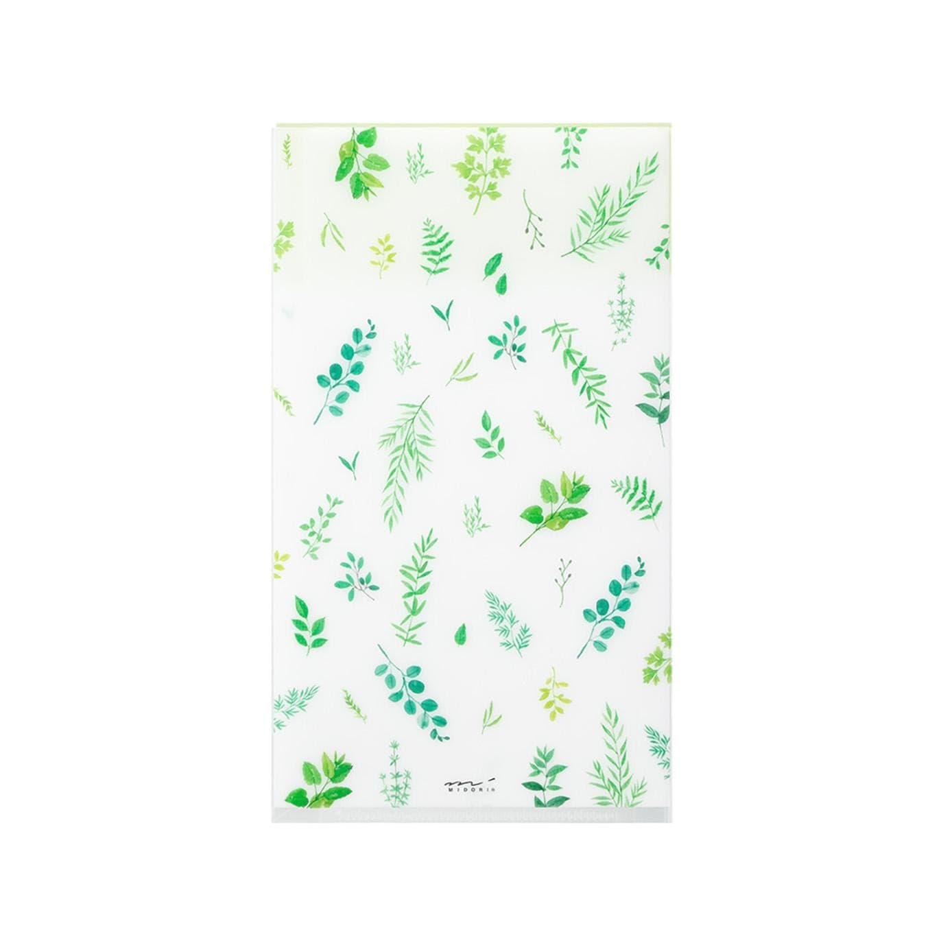 Midori Accessori Cartellina con tasche Leaves A5 Slim