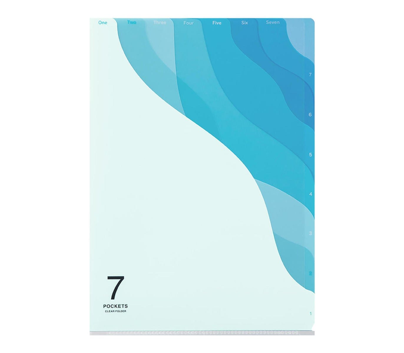 Midori Accessori Cartellina con tasche Weekly 7 Light Blue