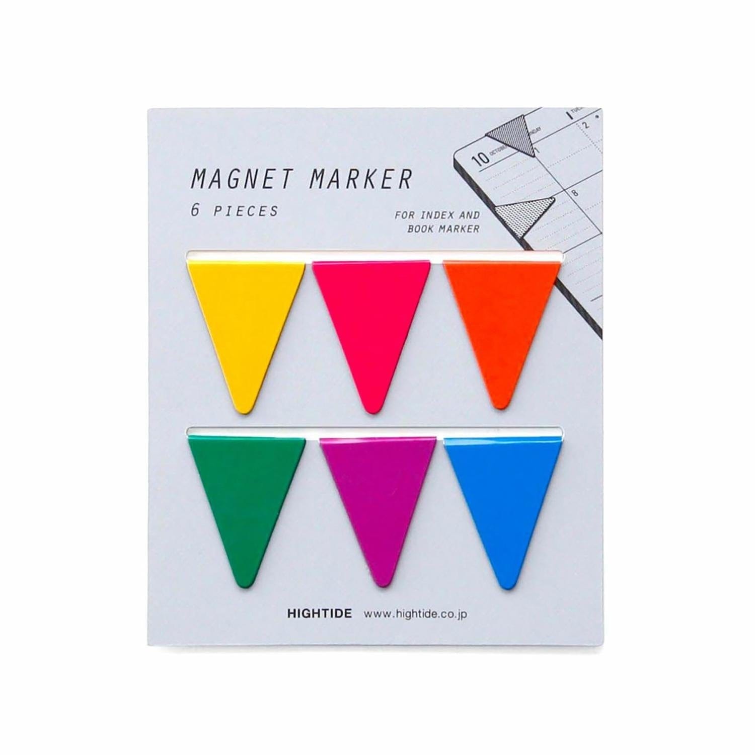 Hightide Accessori Magnet Marker - set da 6 multicolor