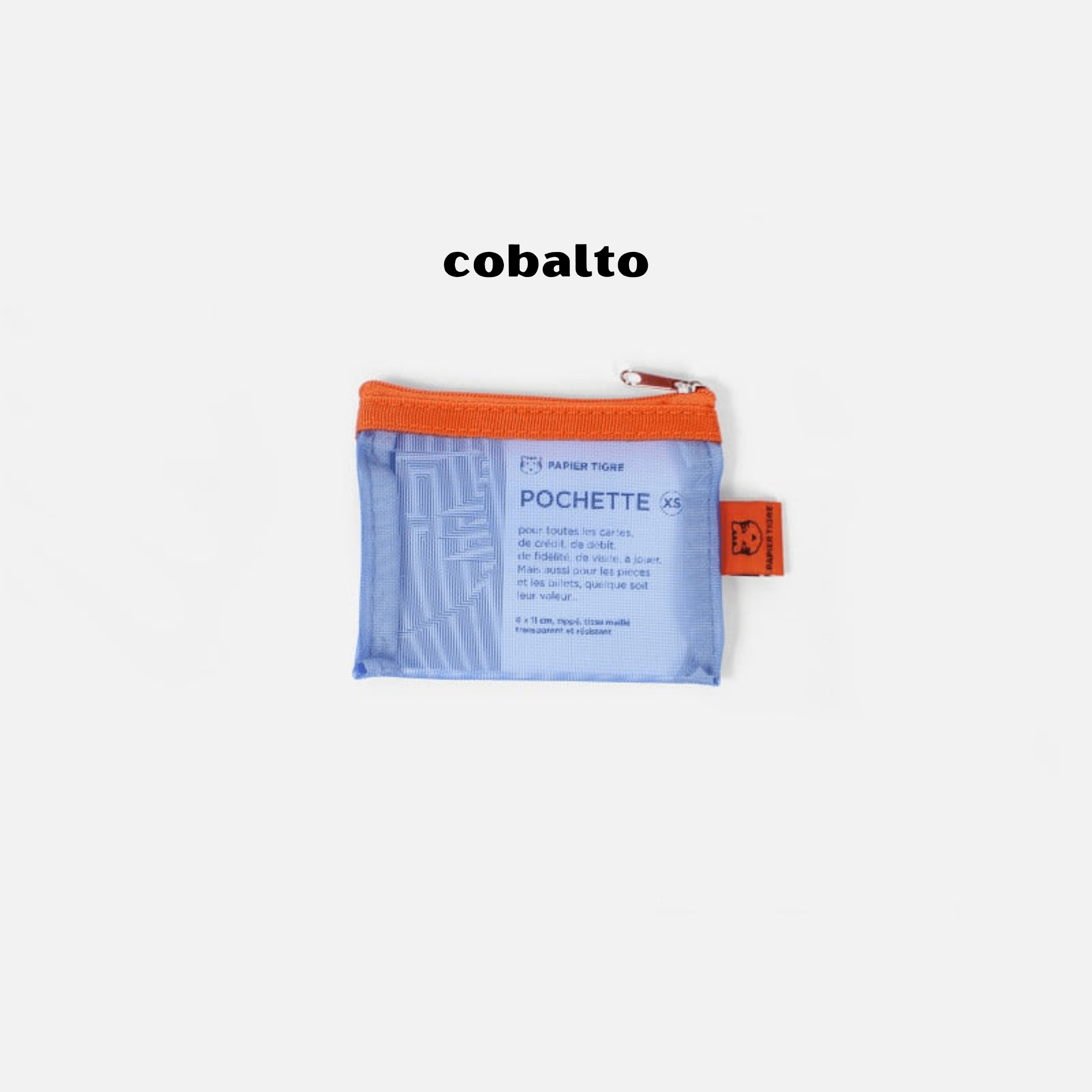 Papier Tigre Accessori COBALTO Pochette XS Papier Tigre