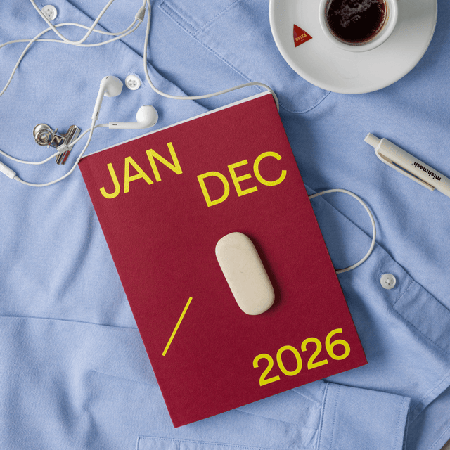 Mishmash Agenda Agenda 2026 - Cherry con cover
