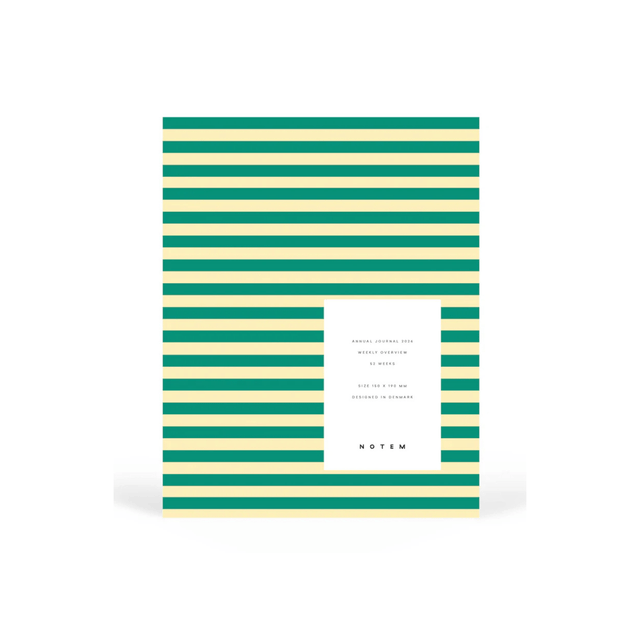 Notem Agenda Agenda Alva Medium 2026 - Green & Yellow