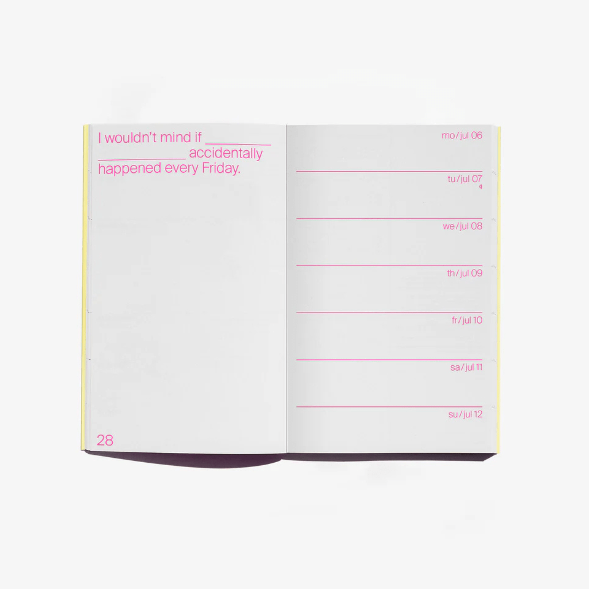 Edition Julie Joliat Agenda Agenda Day One To One 2026 - Vanille