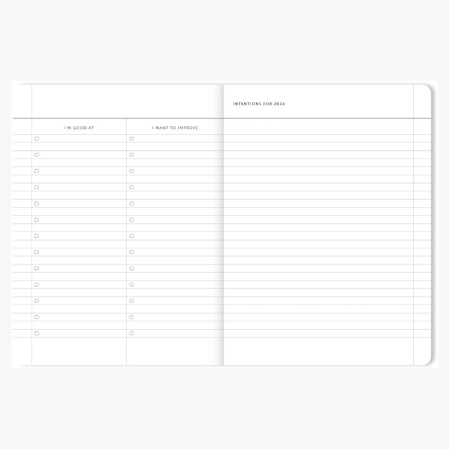 A-Journal Agenda Agenda Diary 2024 Linen Green