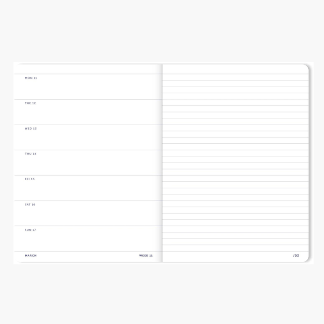 A-Journal Agenda Agenda Diary 2024 Linen Green