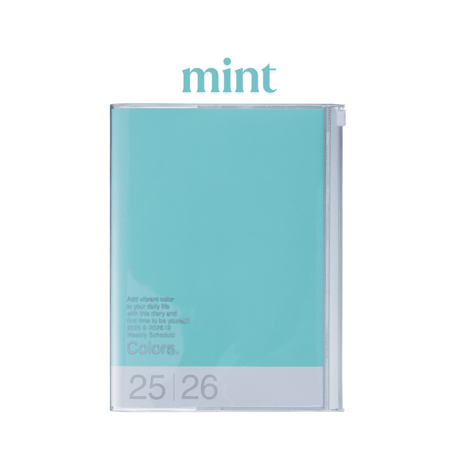 Mark's Tokyo Agenda MINT Agenda Diary 2025-2026 Mark's Tokyo - COLORS