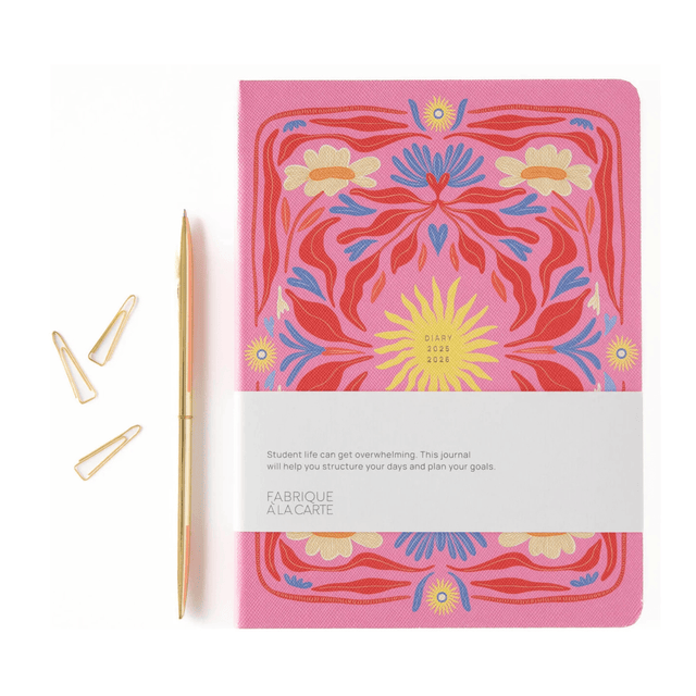 A-Journal Agenda Agenda Fabrique 2025-2026 Sun Pink - 12 mesi
