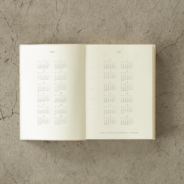 Midori Agenda Agenda MD Paper Notebook Diary - 1 day 1 page 2026 - Daily A5