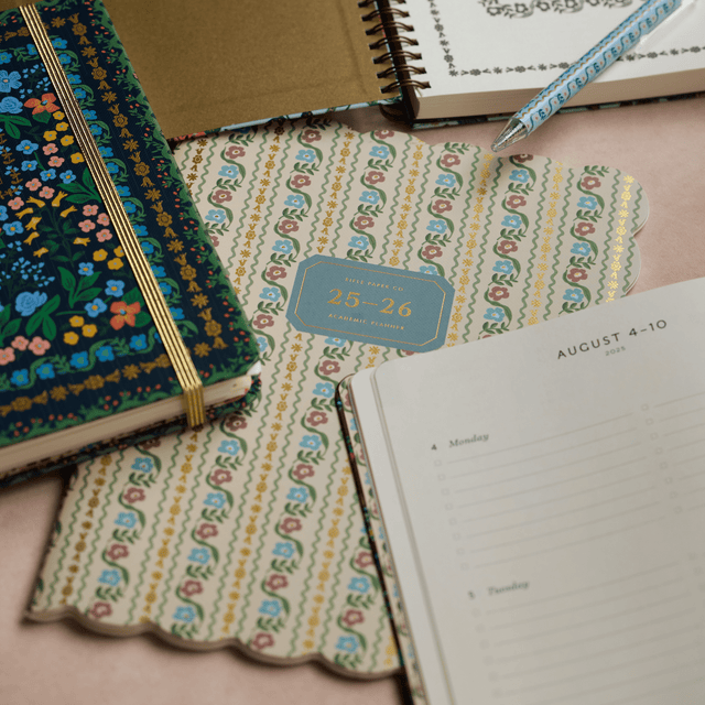 Rifle Paper Agenda Agenda Rifle Paper Mensile 2025-2026 Delphine