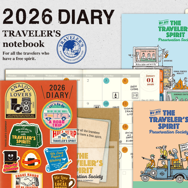 Traveler's Company Japan Agenda Agenda Traveler's Passport 2026 - Weekly