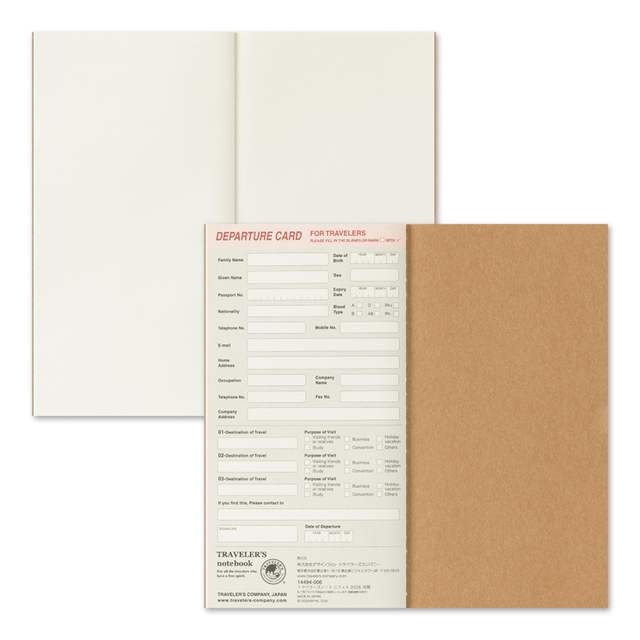 Traveler's Company Japan Agenda Agenda Traveler's Regular 2026 - Mensile