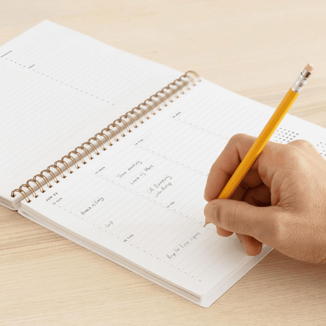Appointed Agenda Agenda Weekly Task Planner Horizontal 2026 - Pomegranate