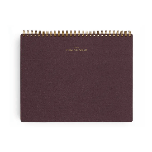 Appointed Agenda Agenda Weekly Task Planner Horizontal 2026 - Pomegranate