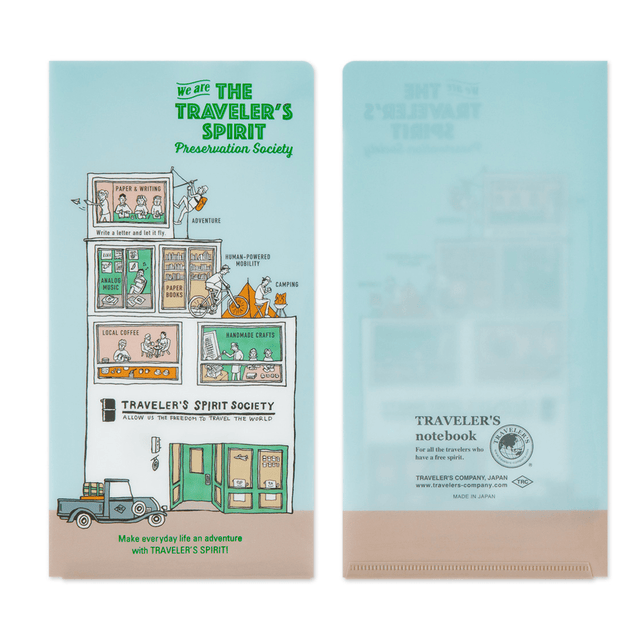 Traveler's Company Japan Agenda REGULAR Traveler's Notebook Clear Folder 2026 - Edizione Limitata