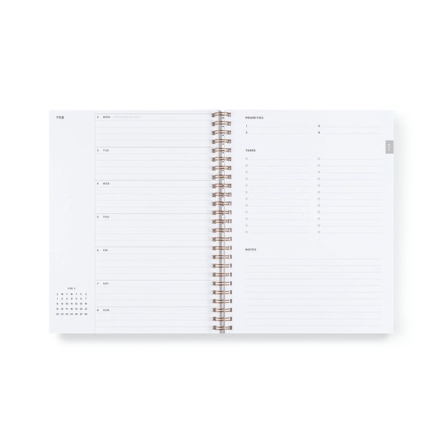 Appointed Agenda Year Task Planner Compact 2026 - Linen