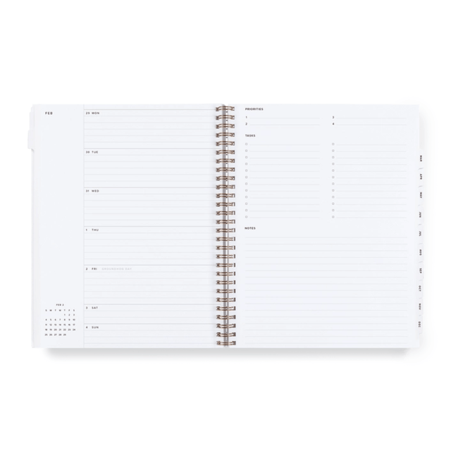 Appointed Agenda Year Task Planner Linen 2024