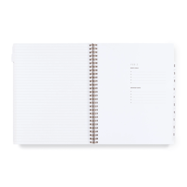Appointed Agenda Year Task Planner Linen 2024