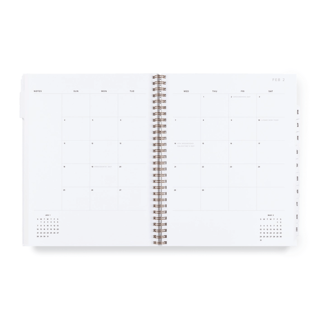 Appointed Agenda Year Task Planner Linen 2024