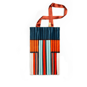 Multitudes Bags Tote bag plissettata in raso Chia