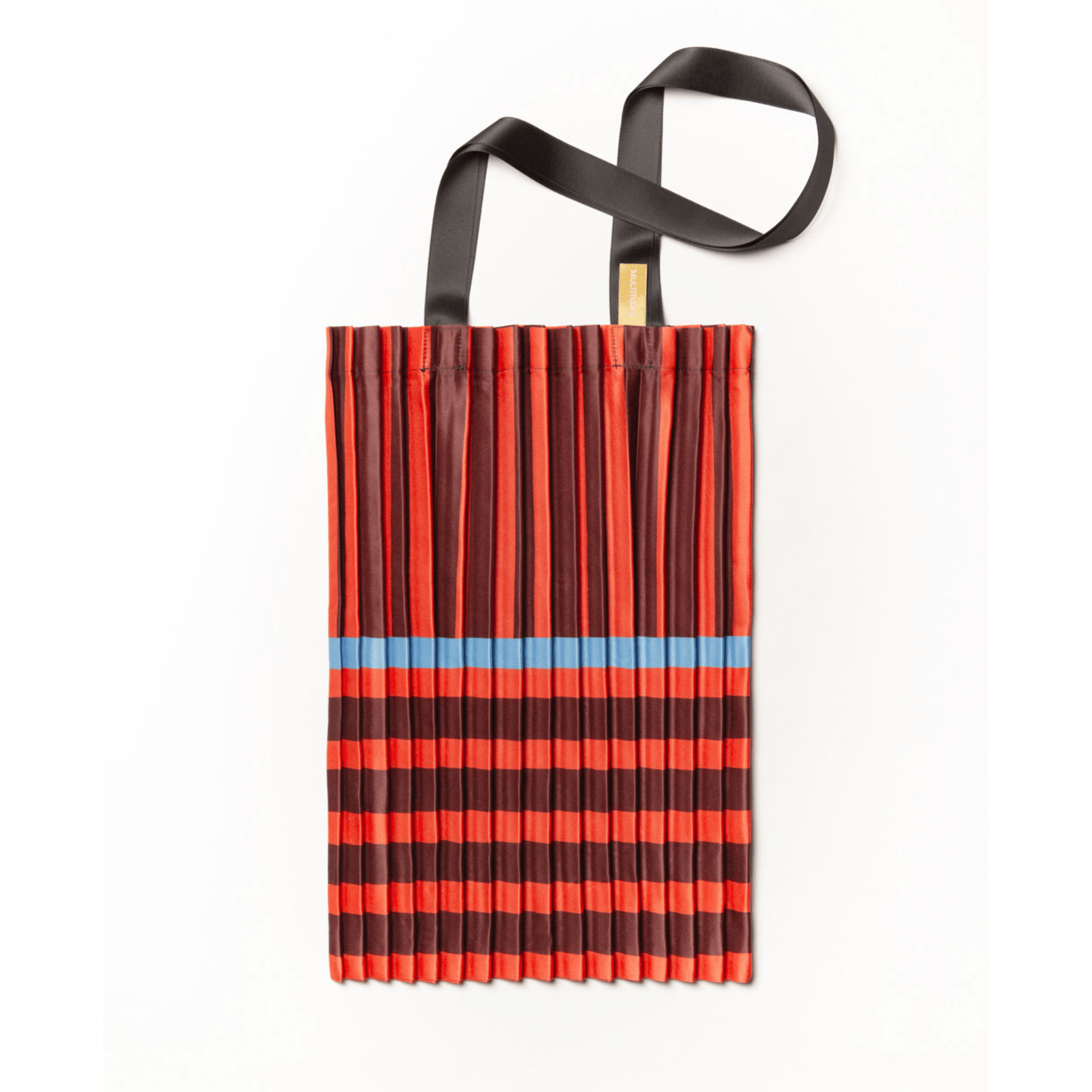 Multitudes Bags Tote bag plissettata in raso Ravello Red
