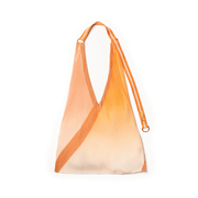 Multitudes Bags Y bag plissettata in raso Monica Nude