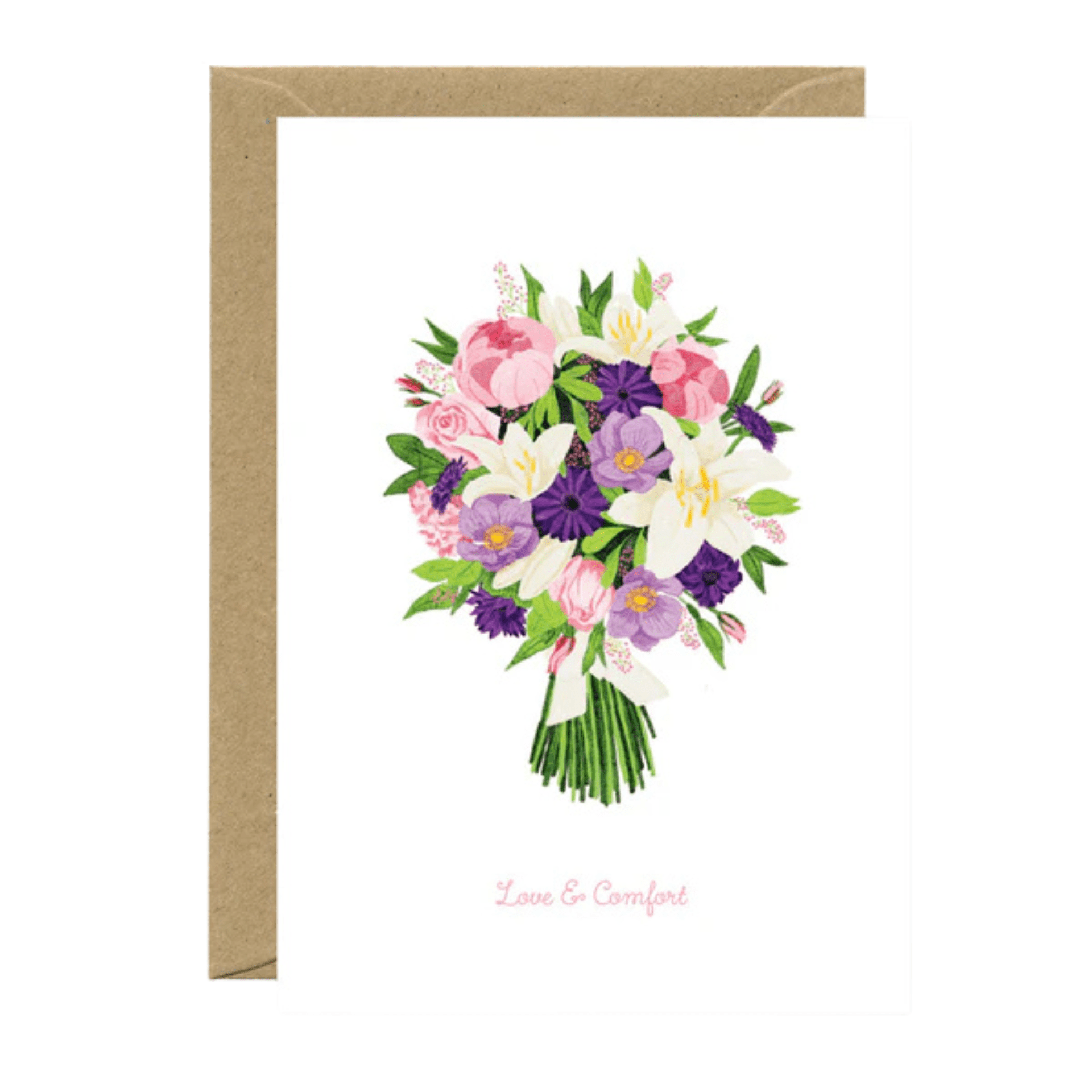 Biglietto D'Auguri 'Really Love You' – Realizzato A Mano, Carta Spessa 280g, Interno Vuoto, Con Busta, Dimensioni 115x110 Mm