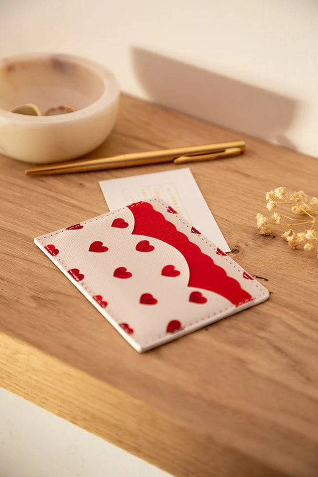 All The Way To Say Bijoux Card Holder - Red Heart