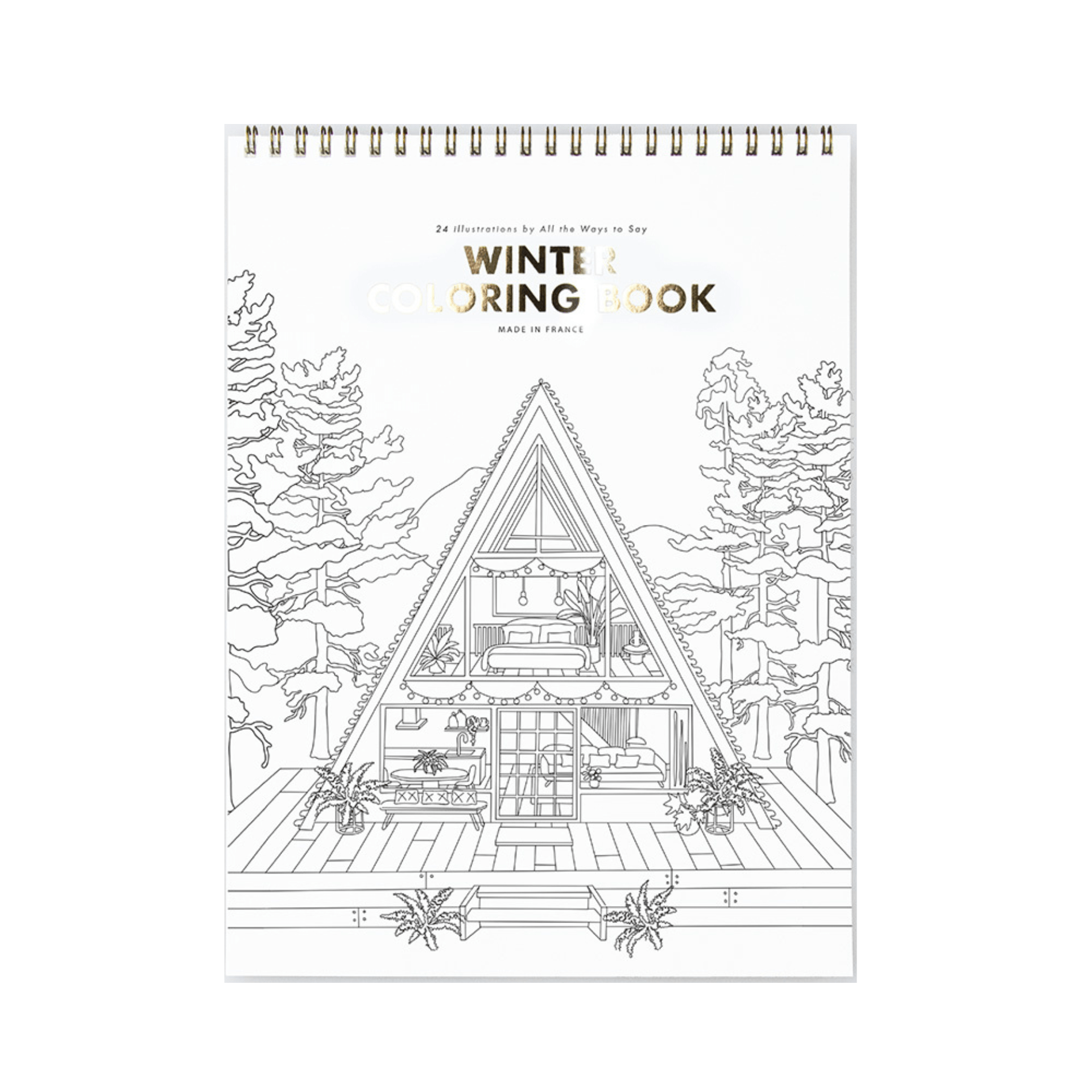 Coloring Book Winter Edition – SayPaper