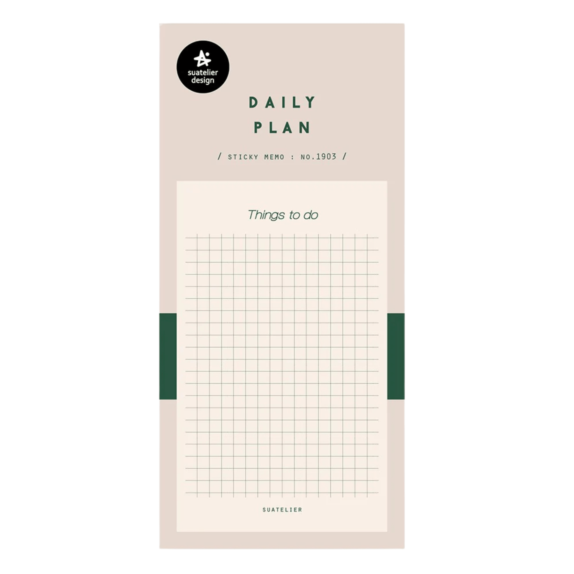 Suatelier Notes Sticky Memo - Daily Plan 03