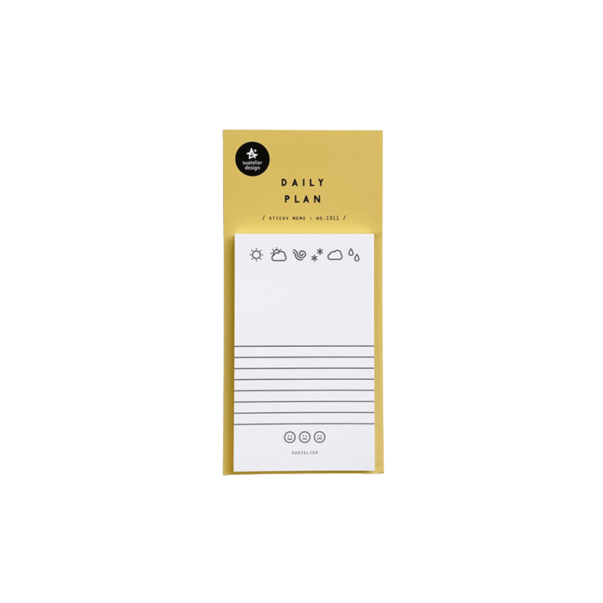 Suatelier Notes Sticky Memo - Daily Plan 8