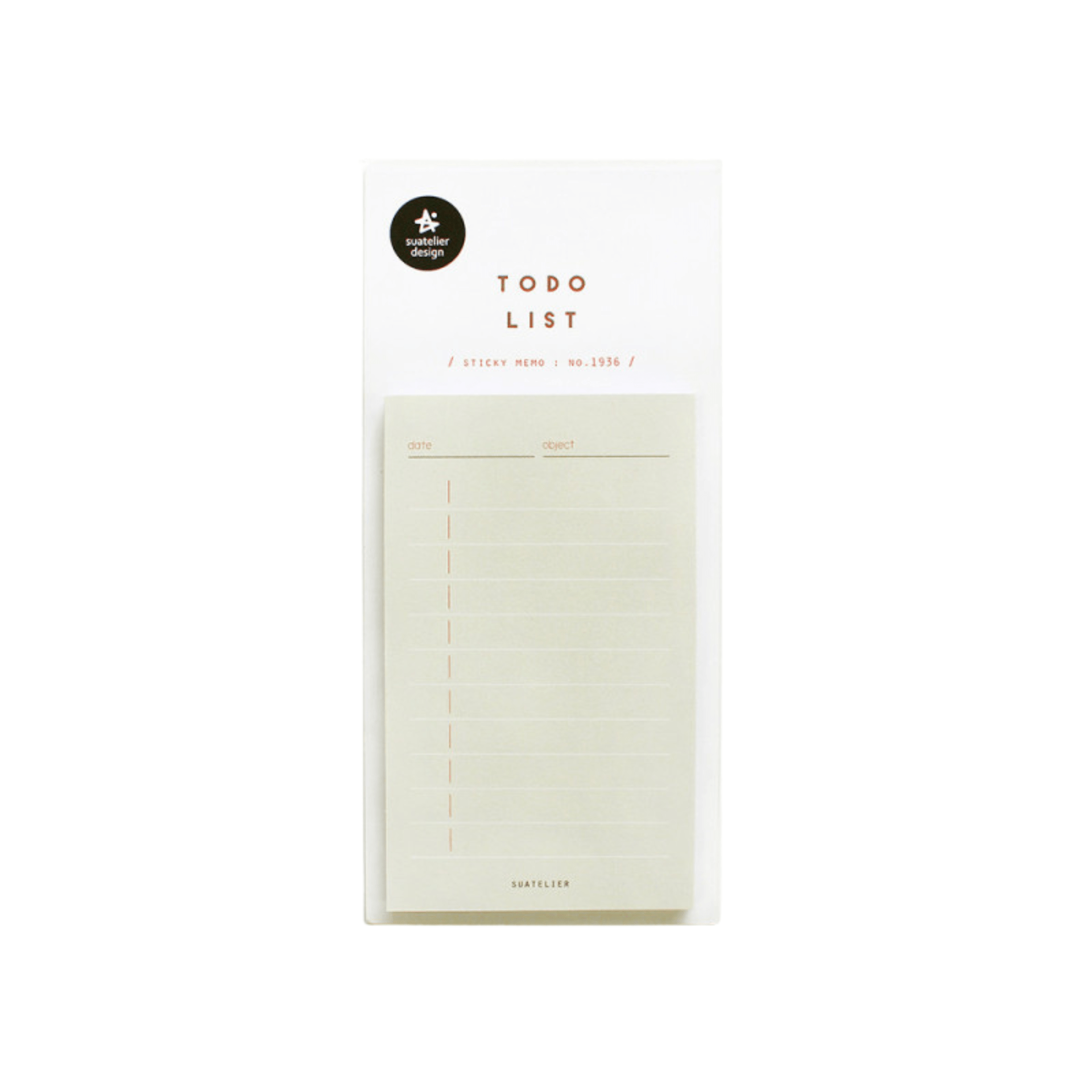 Suatelier Notes Sticky Memo - To do List