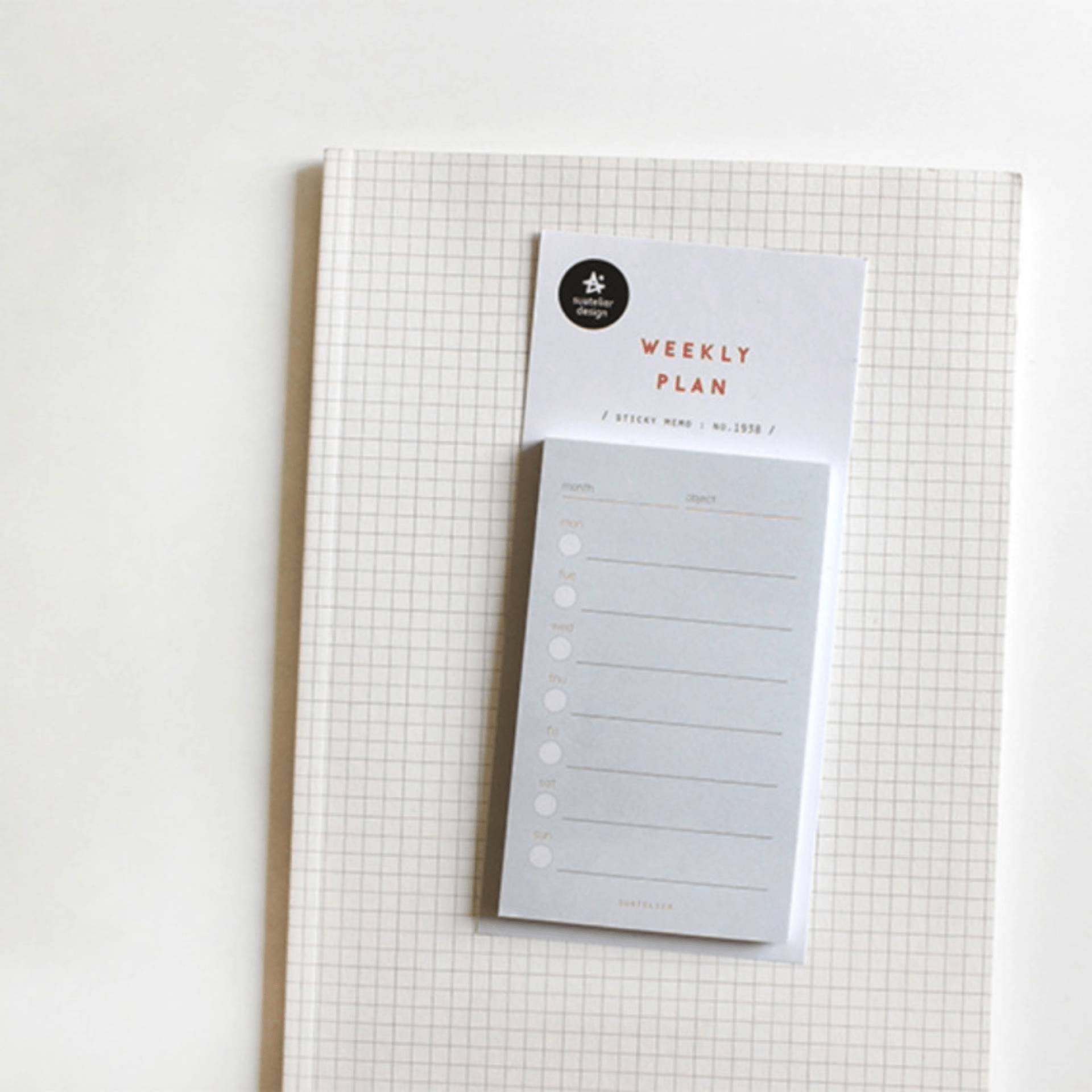Suatelier Notes Sticky Memo - Weekly Plan