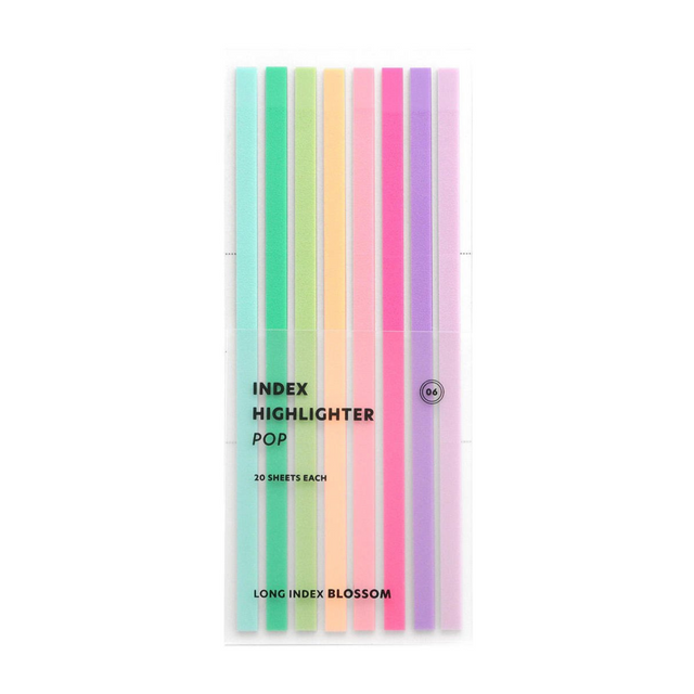 Iconic Notes Blossom Sticky Notes Highlighter Long Pop