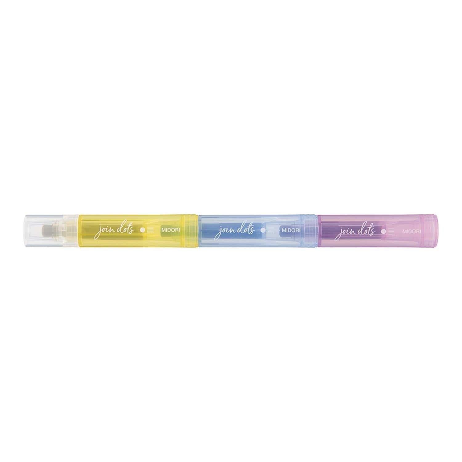 Midori Penne Connecting Pen Join Dots - Pastel