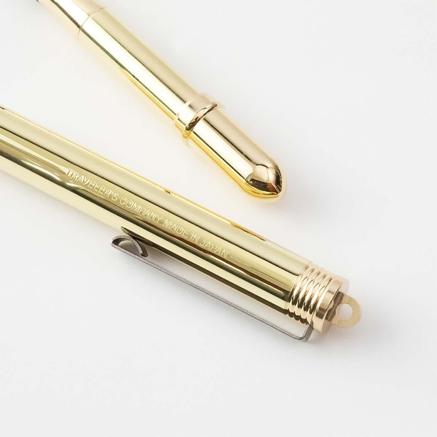 Traveler's Company Japan Penne TRC BRASS Fountain Pen - Penna Stilografica Traveler's