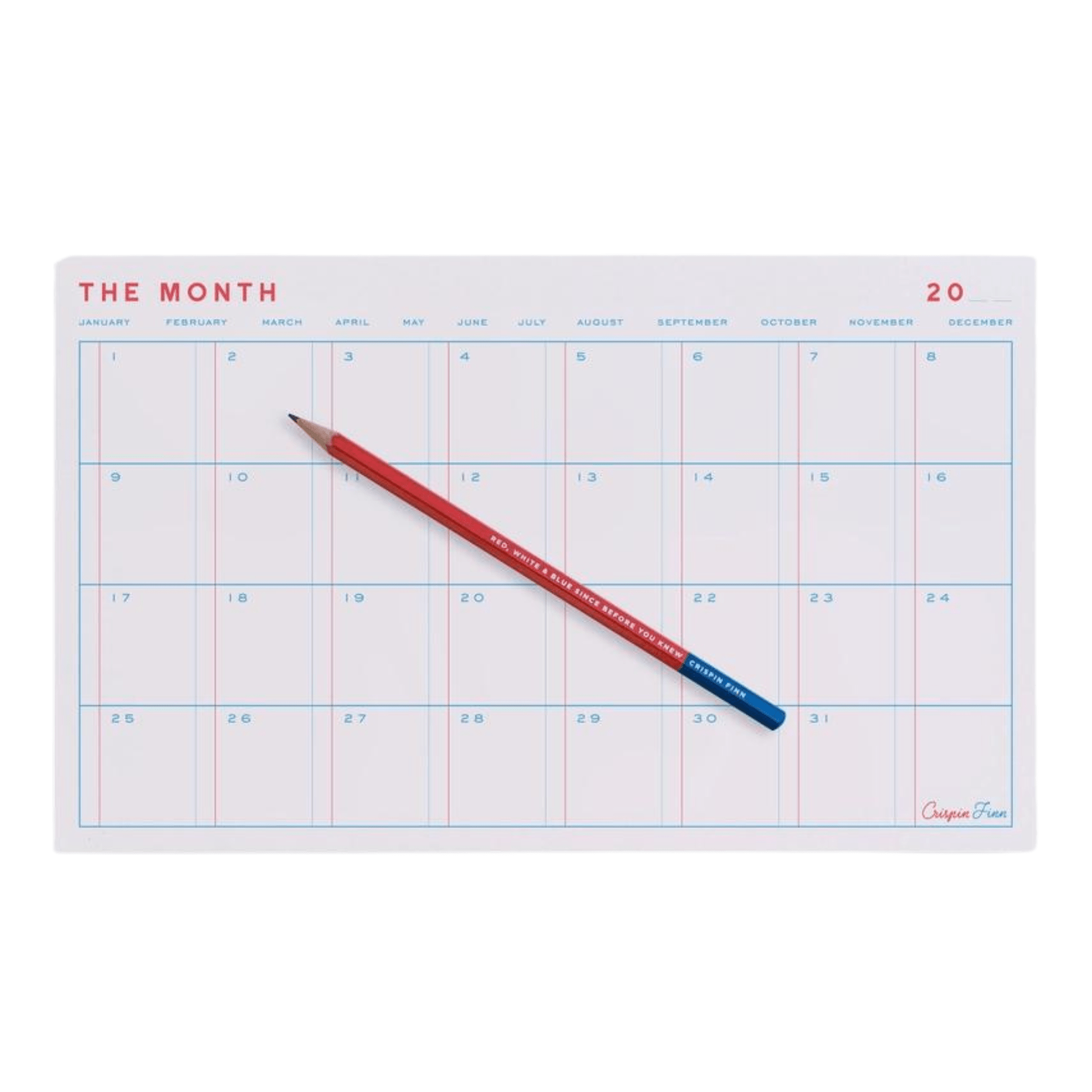 Crispin Finn Planner Desk Planner mensile Crispin Finn