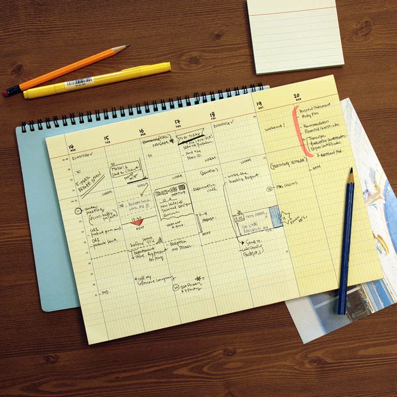 Paperways Planner Desk Planner Weekly Paperways