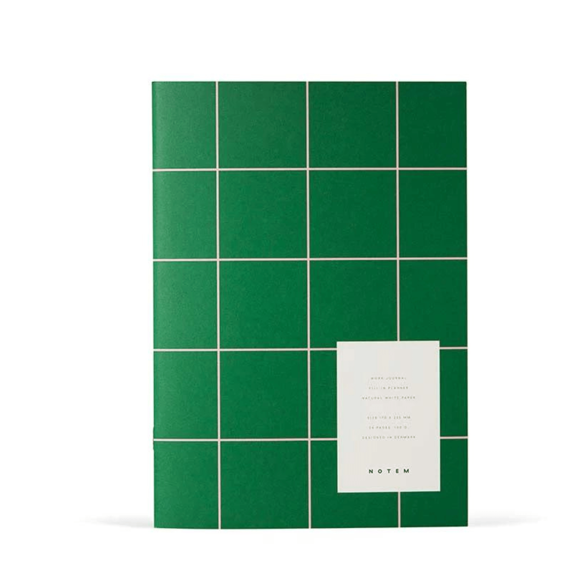 Notem Planner Milo Work Journal Green&Rose