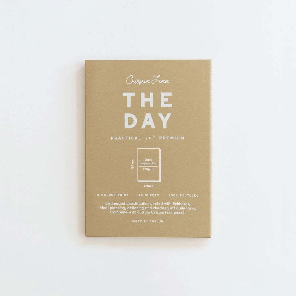 Crispin Finn Planner The Daily Note Pad & pencil
