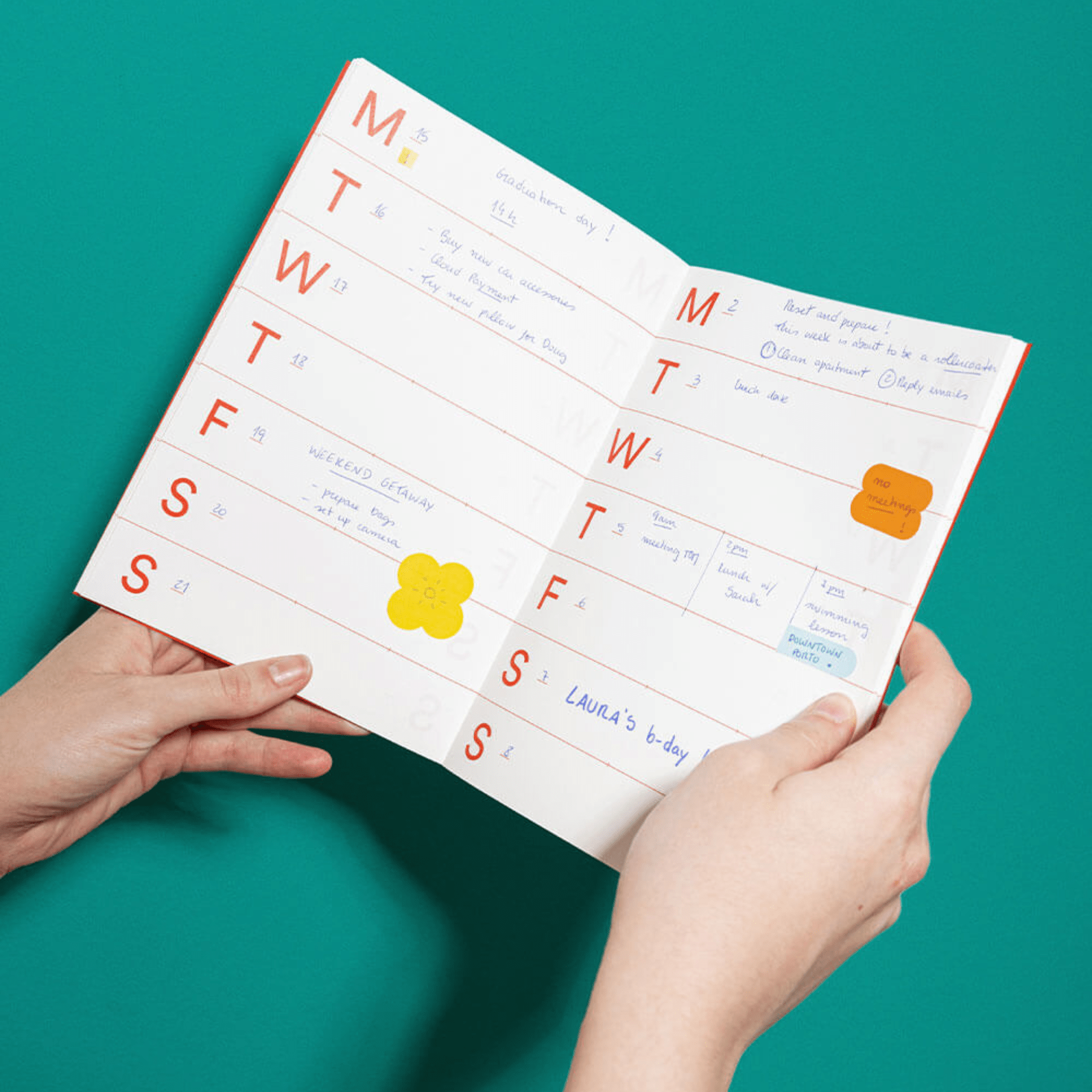 Mishmash Planner Undated Weekly Planner A5