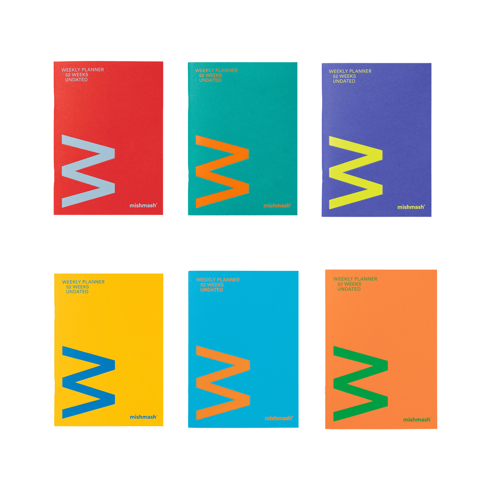 Mishmash Planner Undated Weekly Planner A5