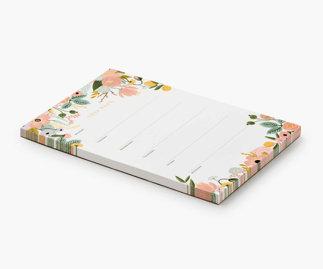 Rifle Paper Planner Weekly Memo Garden Party Rifle Paper