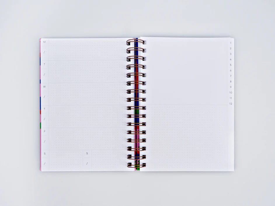 The Completist Planner Weekly Planner Capri con spirale