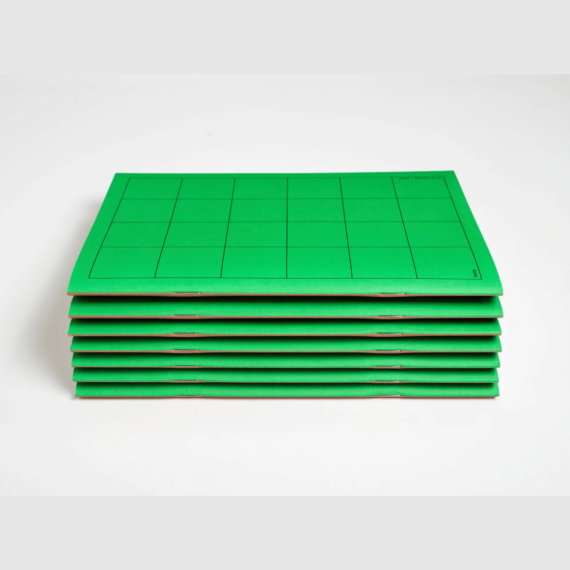 Edition Julie Joliat Quaderni Notebook double side Booq - green & brown