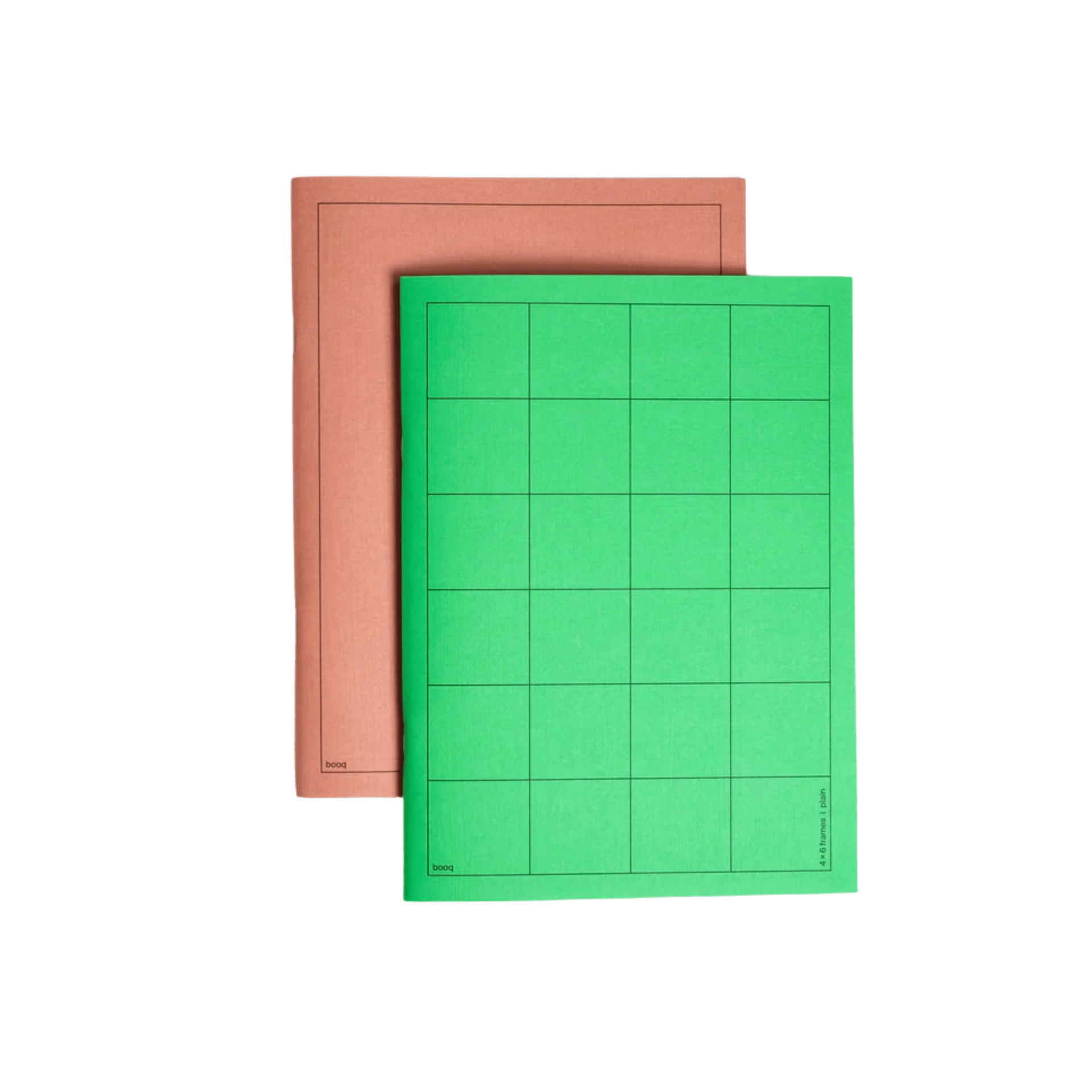 Edition Julie Joliat Quaderni Notebook double side Booq - green & brown