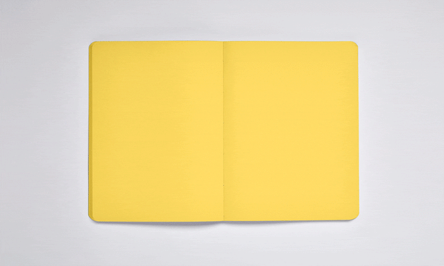 Nuuna Quaderni Nuuna Yellow con elastico - Not White